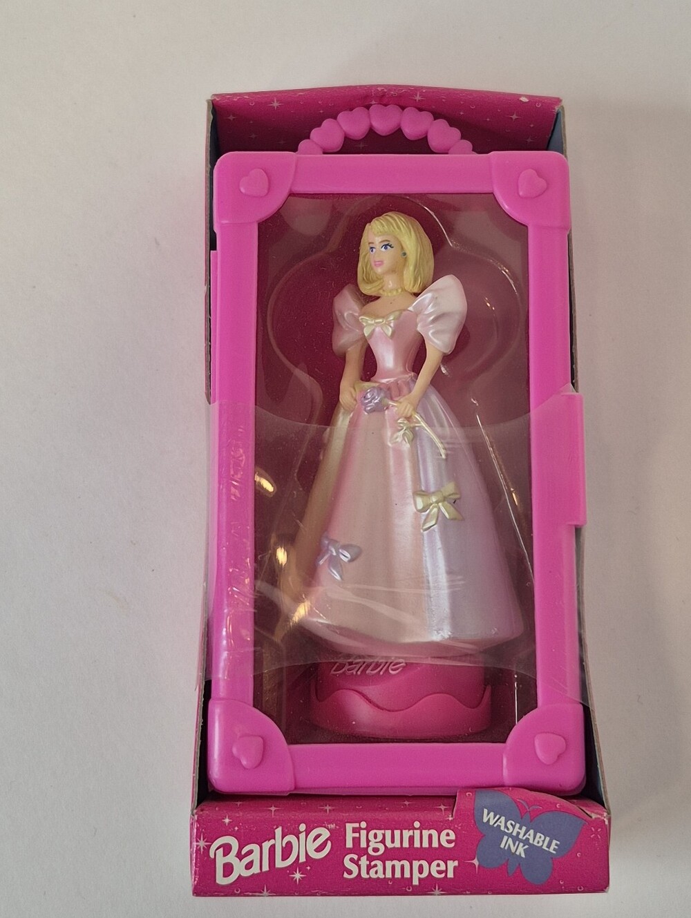 Barbie Doll Stamper in Trunk 1998 Tara Toy Company Ink Stamp Princess